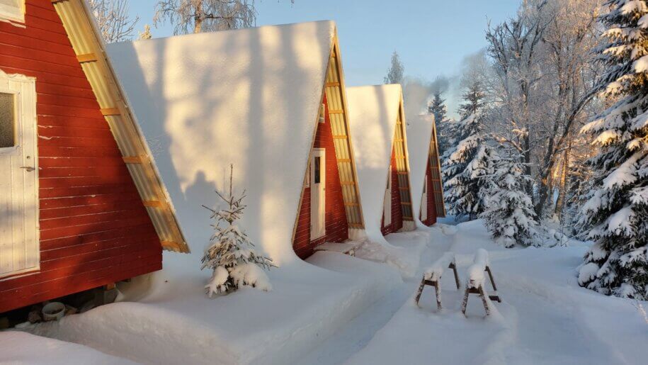 Cosy cabins at the retreat site, retreat location